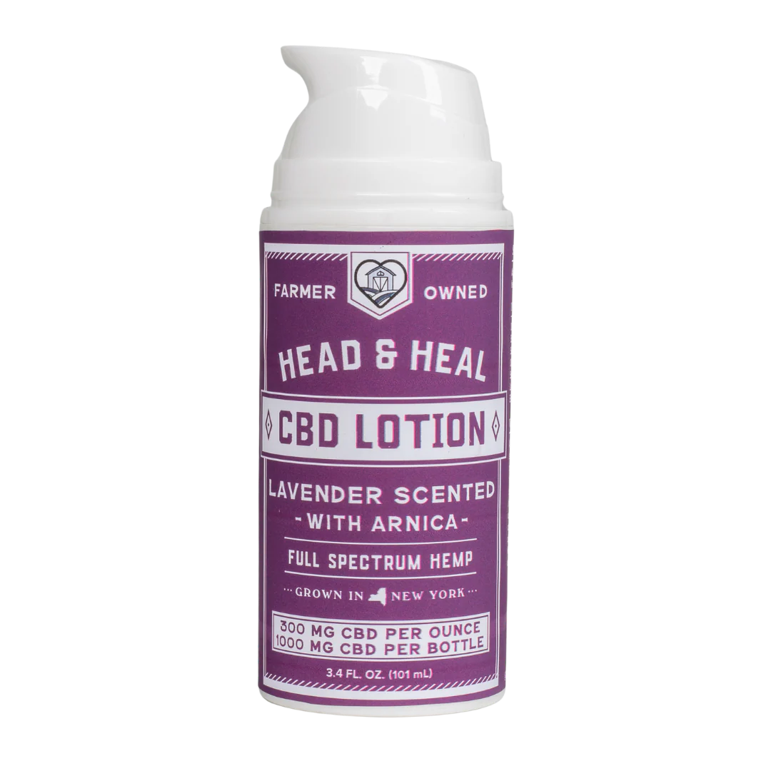 Head & Heal Lavender CBD Lotion with Arnica 1000 MG