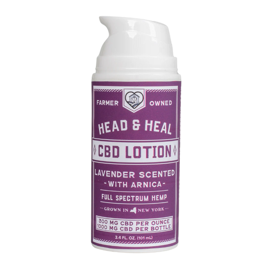 Head & Heal Lavender CBD Lotion with Arnica 1000 MG