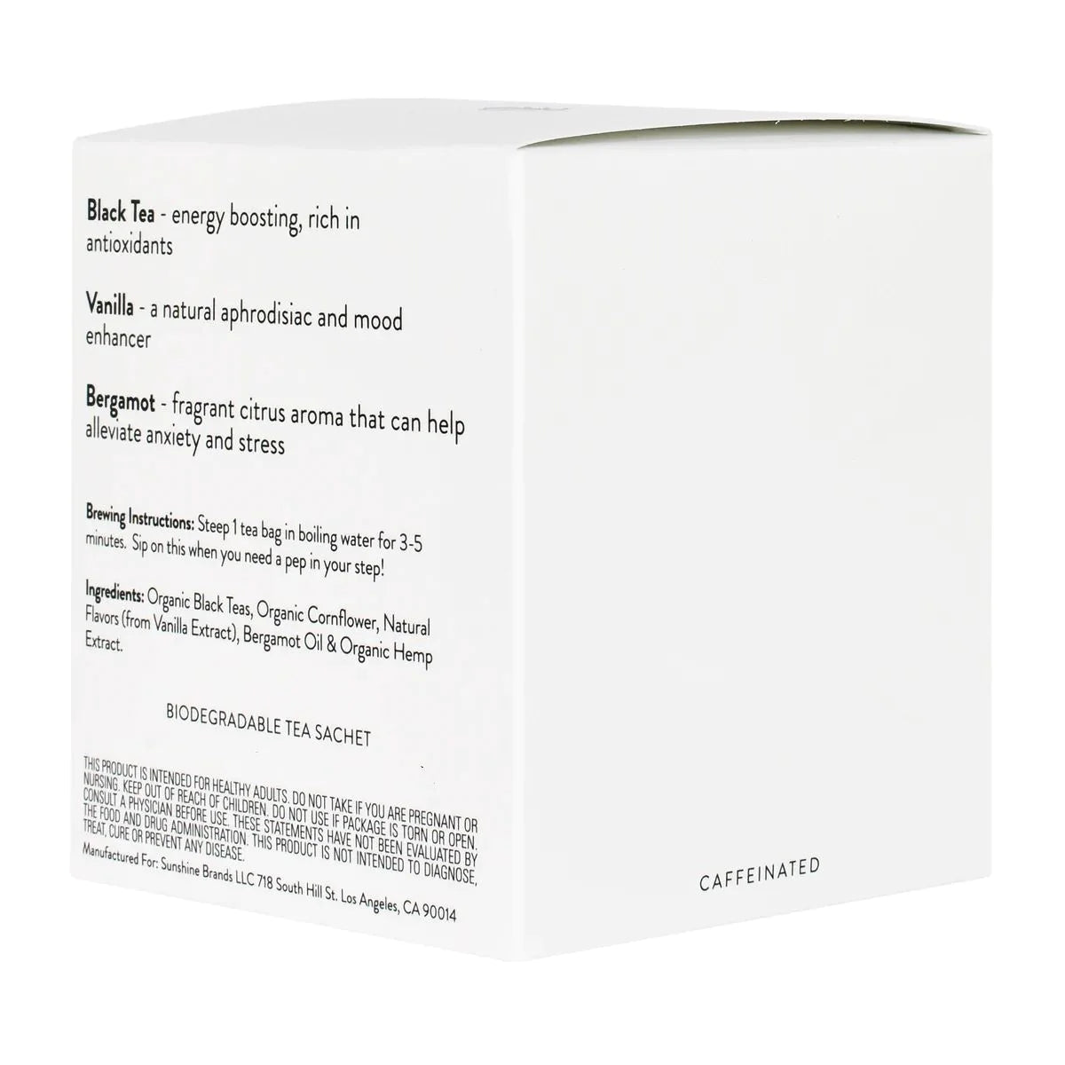 Hello Goldie London Love botanical tea, 10/box