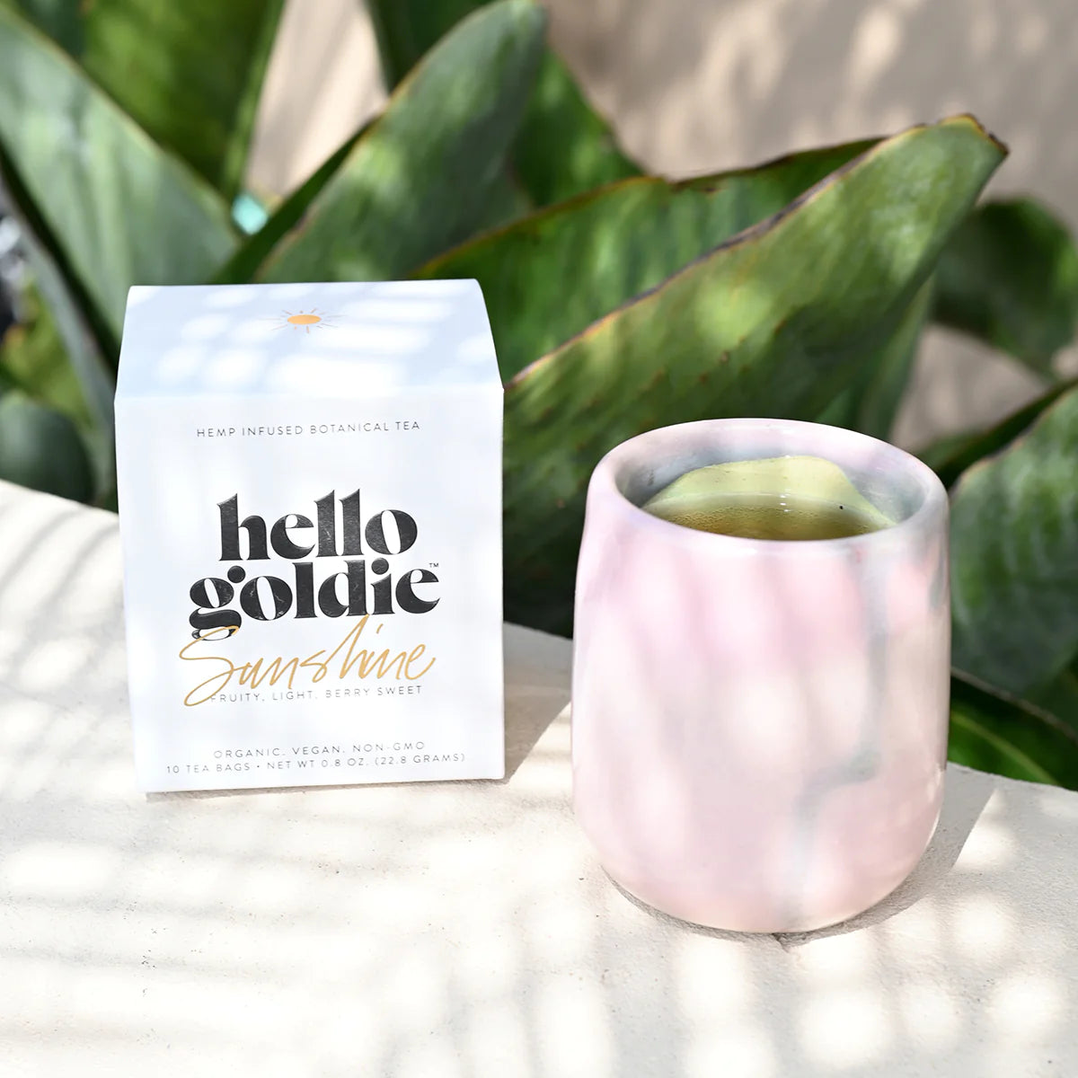 Hello Botanical Hello Goldie Sunshine botanical tea, 10/box – Levitate Boutique