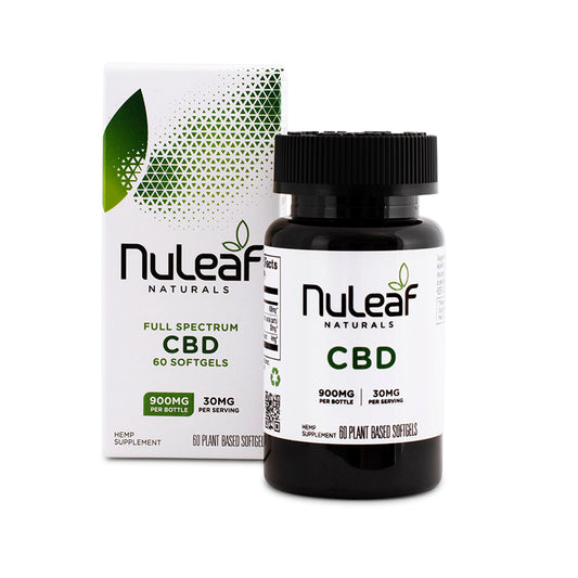 NuLeaf Naturals CBD SofGels(30mg) per serving