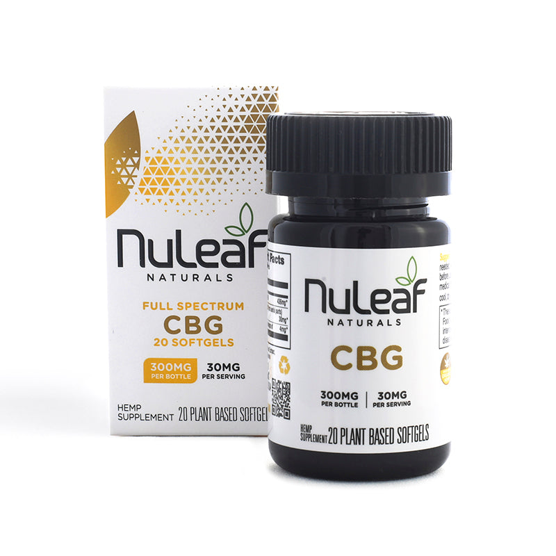 NuLeaf Naturals CBG SoftGels(30mg) per serving